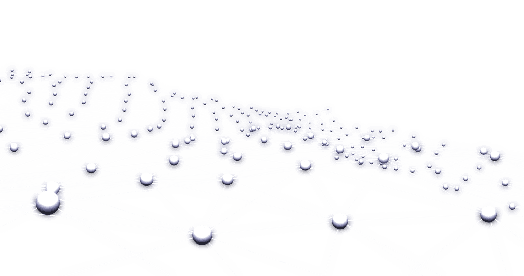 Abstract White Network Illustration on Transparent Background