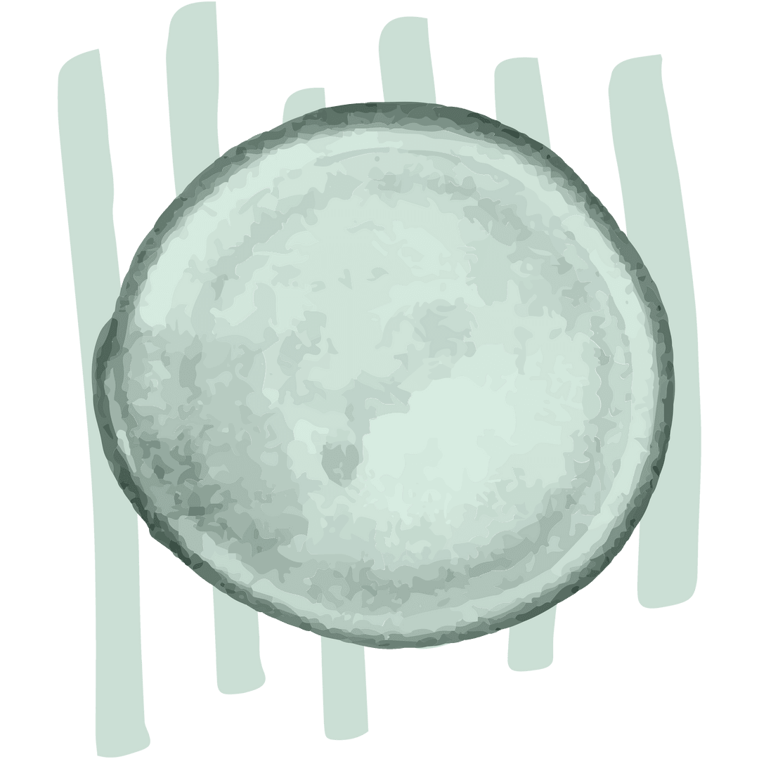 Transparent Abstract Circle on Striped Background