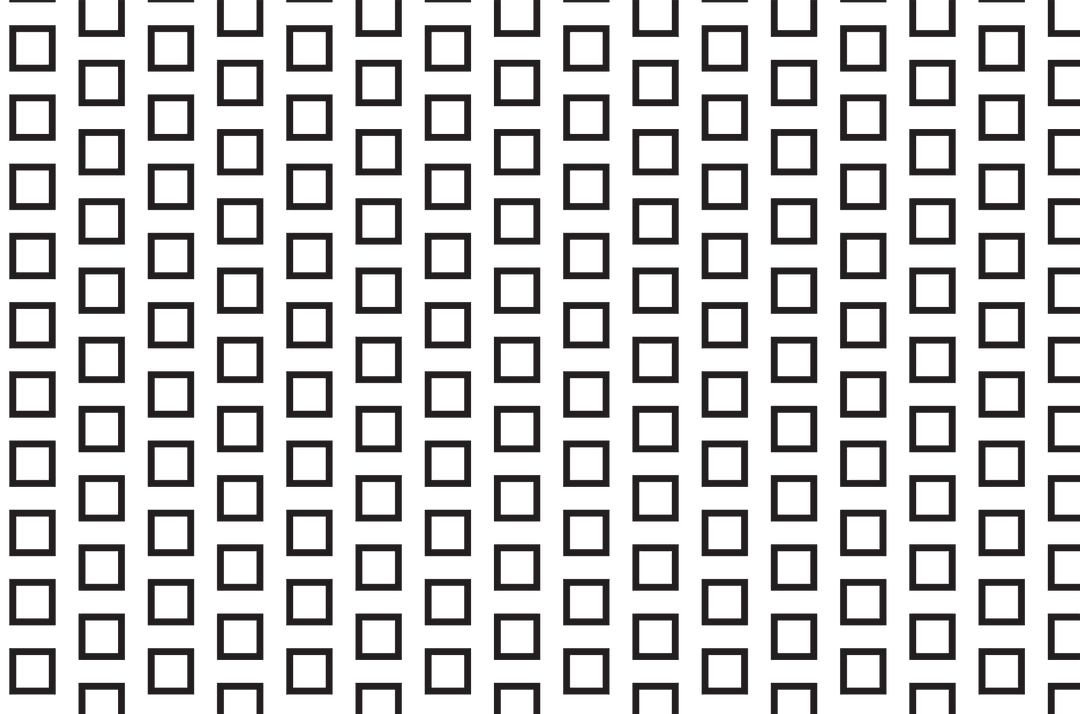 Seamless Black Squares Pattern on Transparent Background