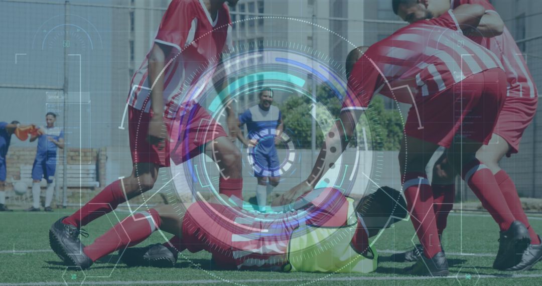 Digital Scan Analysis Over Diverse Football Game on Field