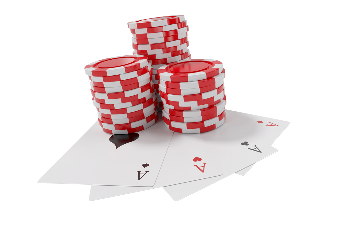 Poker Chips and Playing Cards on Transparent Background - Download Free Stock Images Pikwizard.com