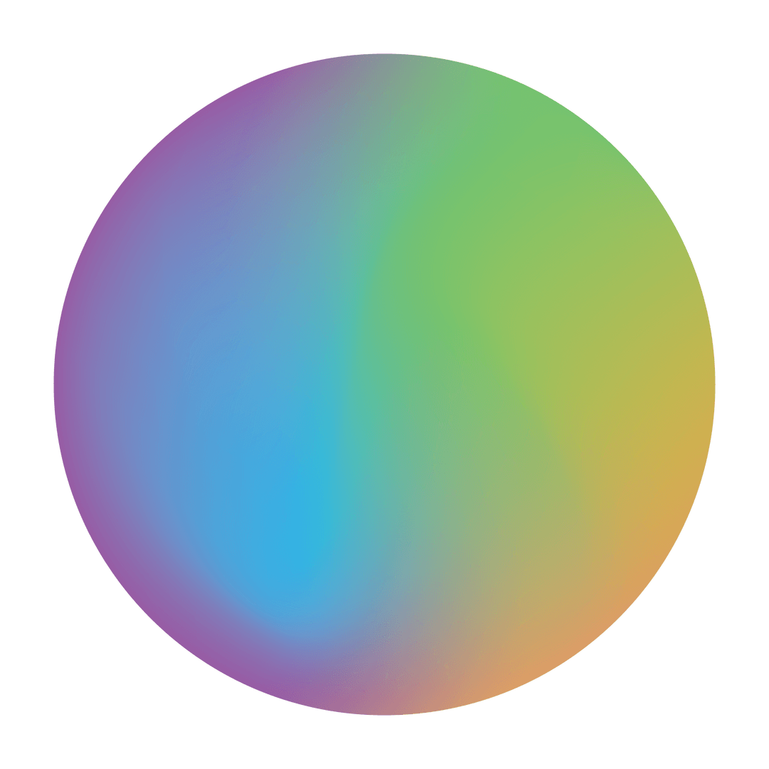 Colorful Gradient Sphere on Transparent Background Abstract Design - Download Free Stock Images Pikwizard.com
