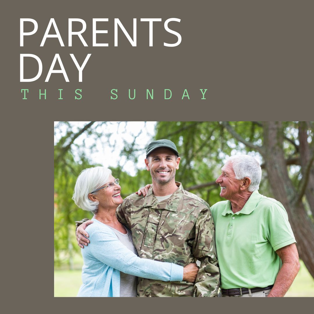 Celebrating Parents Day with a Smiling Soldier