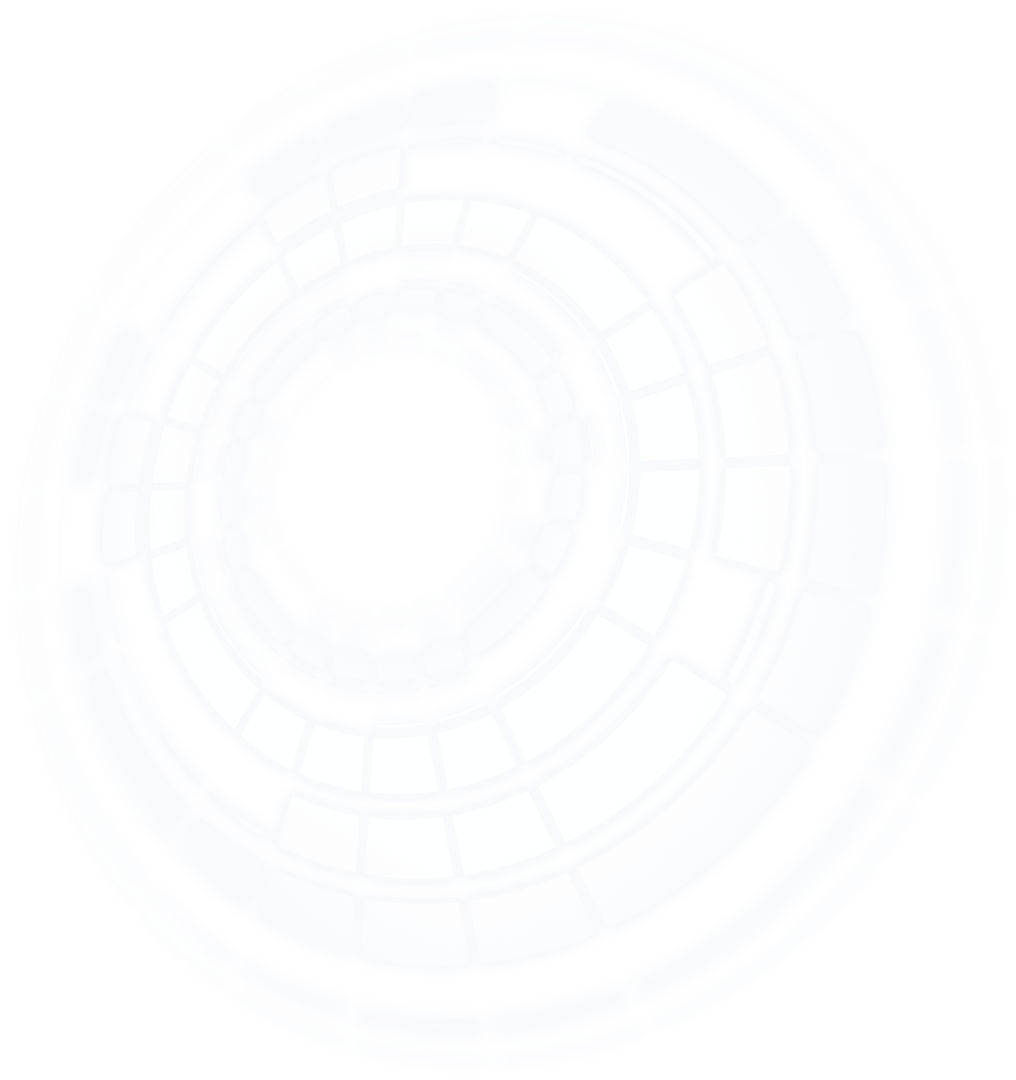 Digital White Pattern on Transparent Background Mockup