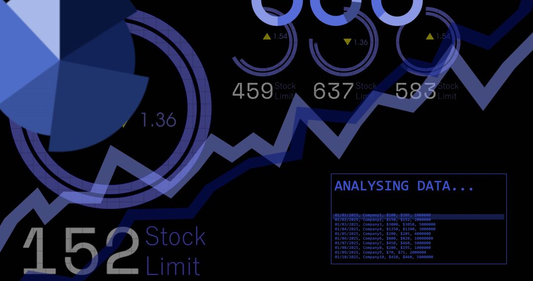 Digital Analytics and Data Processing Visualization
