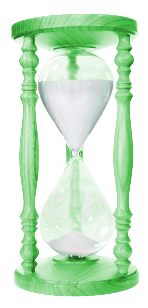 Green Hourglass on Transparent Background: Vector Illustration of Time - Download Free Stock Images Pikwizard.com