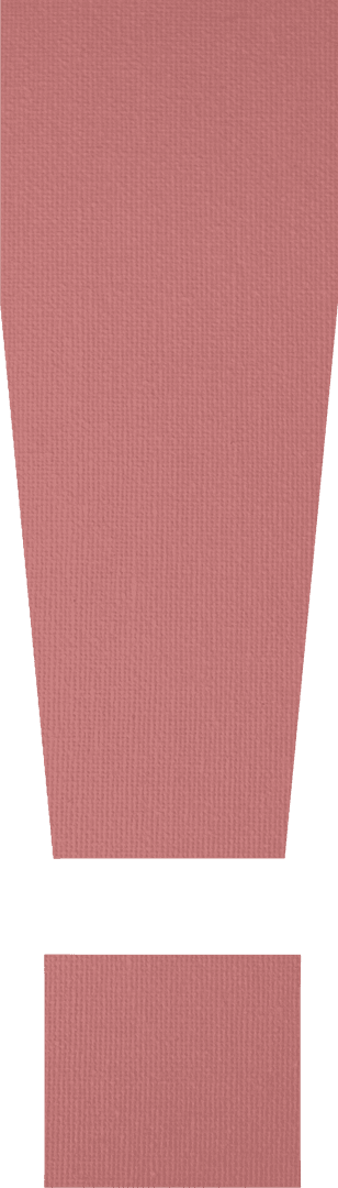 Transparent Red Exclamation Mark on Black Background Illustration