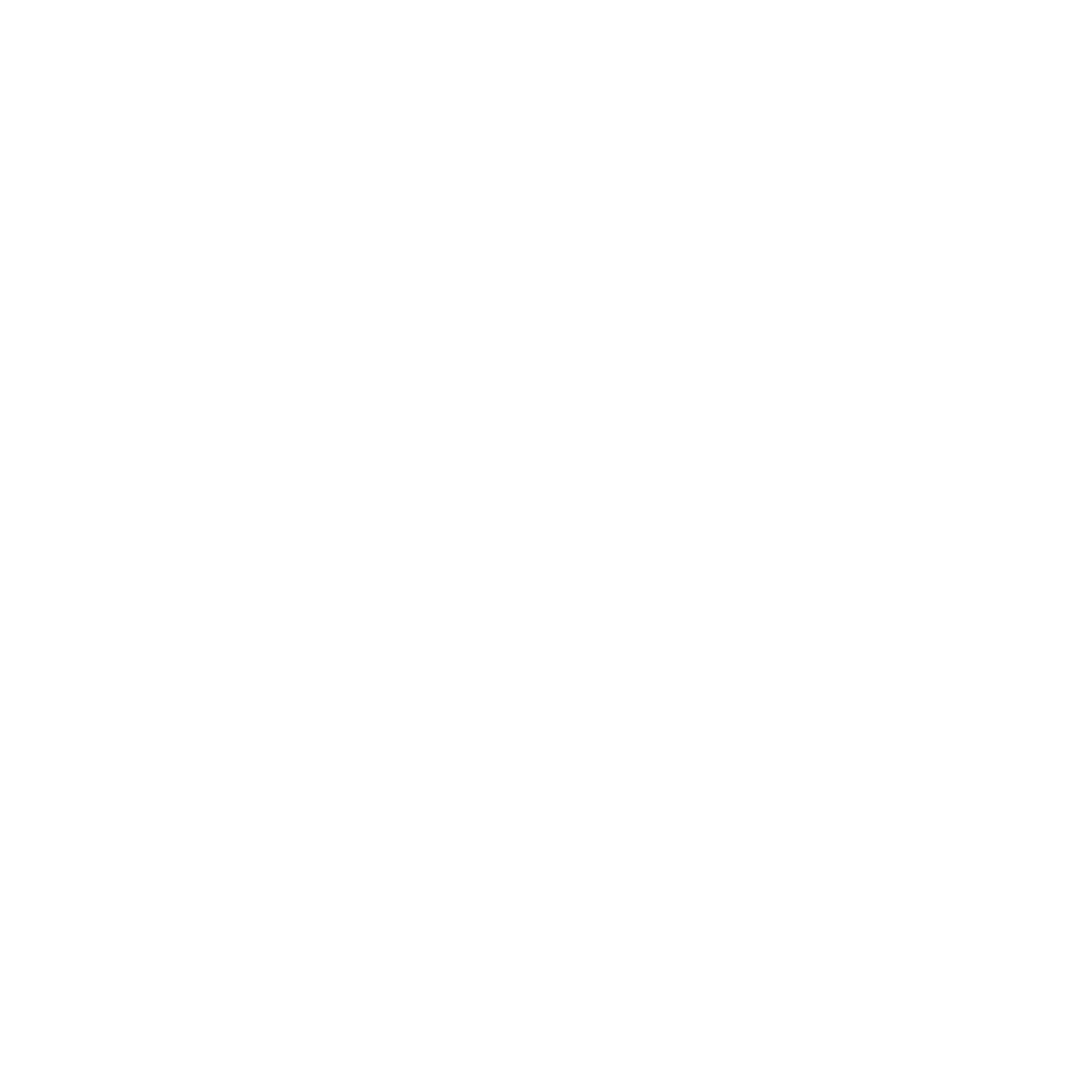 Transparent White Outline Badge with Ribbon Design