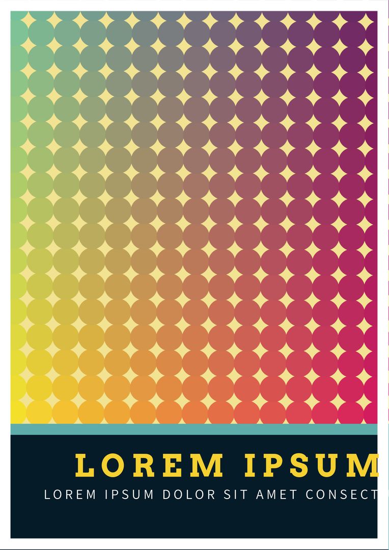 Colorful Gradient Star Pattern Background for Festive Events