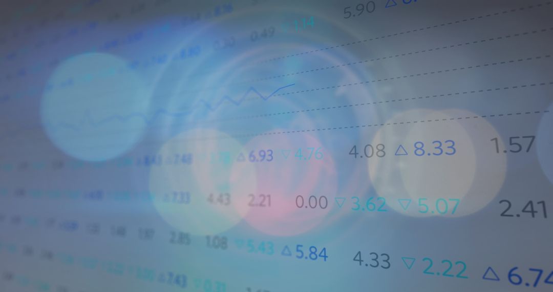 Financial Data and Bright Lights with Dynamic Stock Movement