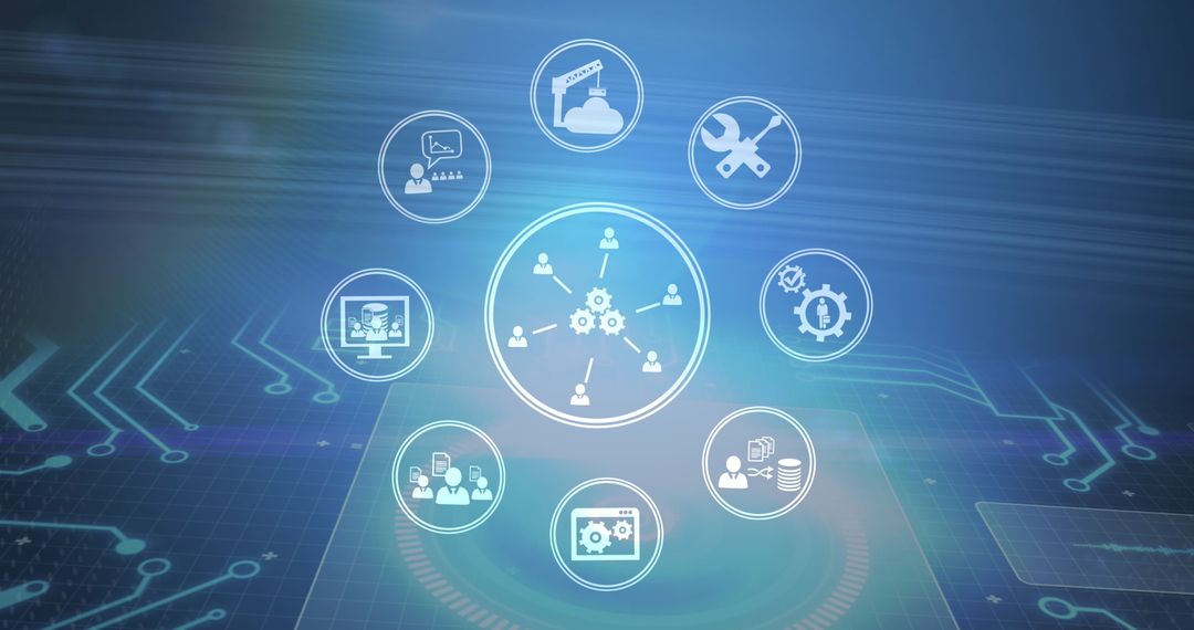 Digital Network and Communication over Circuit Board