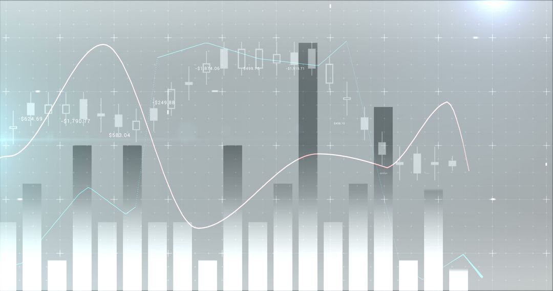 Abstract Stock Market Data with Charts and Graphs - Free Images, Stock Photos and Pictures on Pikwizard.com