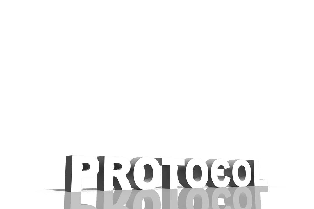 Protocol Text Message on Transparent Background Illustration - Download Free Stock Images Pikwizard.com