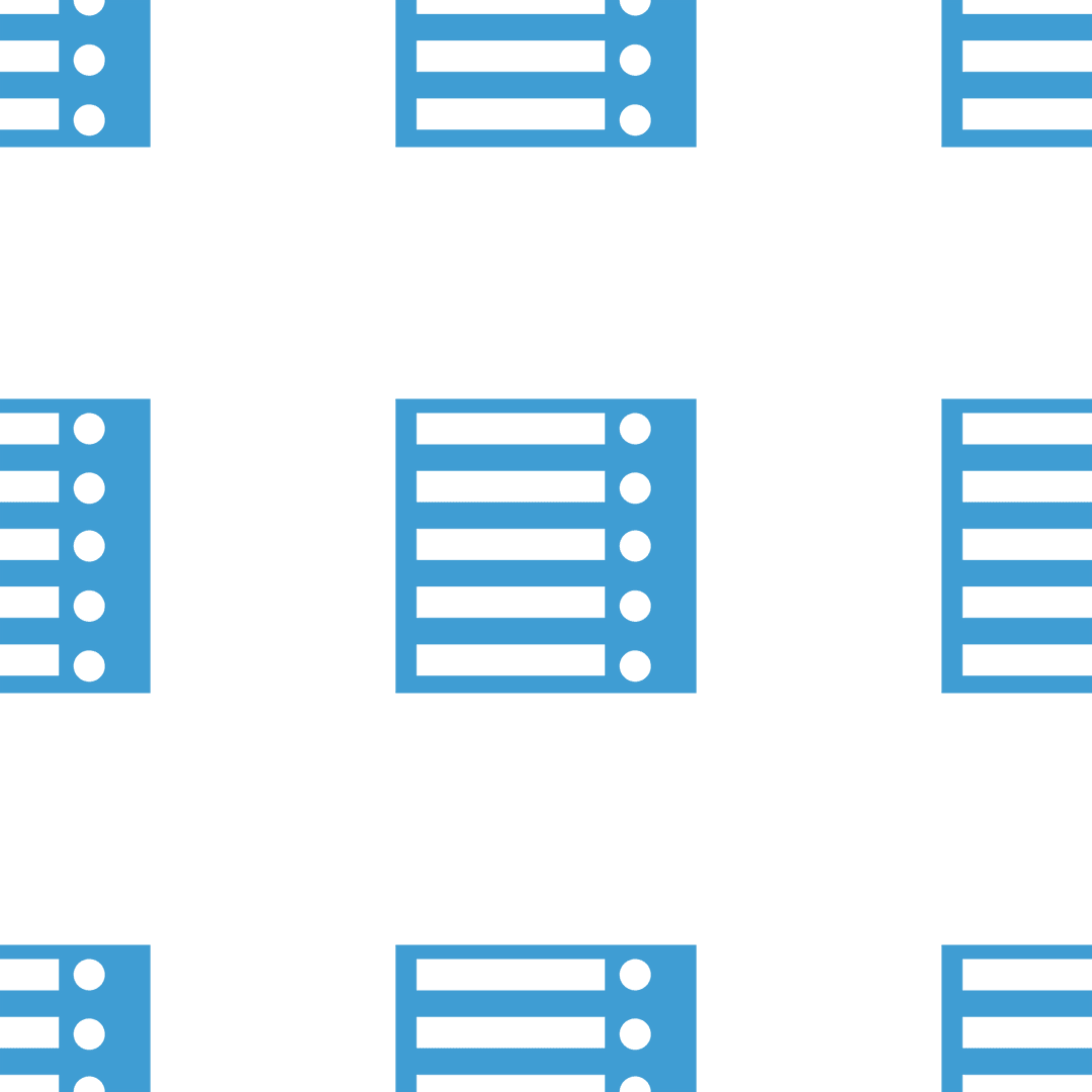 Seamless Blue Pattern Design on Transparent Background