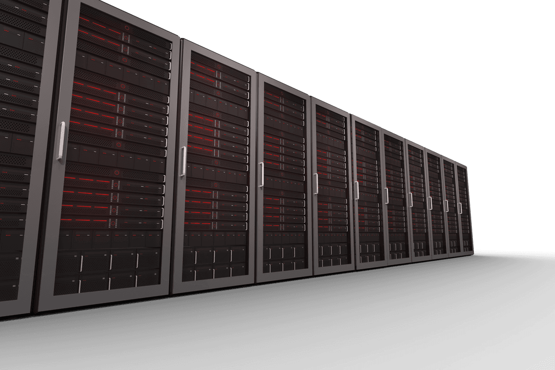 Transparent Server Room Array Showing Modern Computing Infrastructure - Download Free Stock Images Pikwizard.com