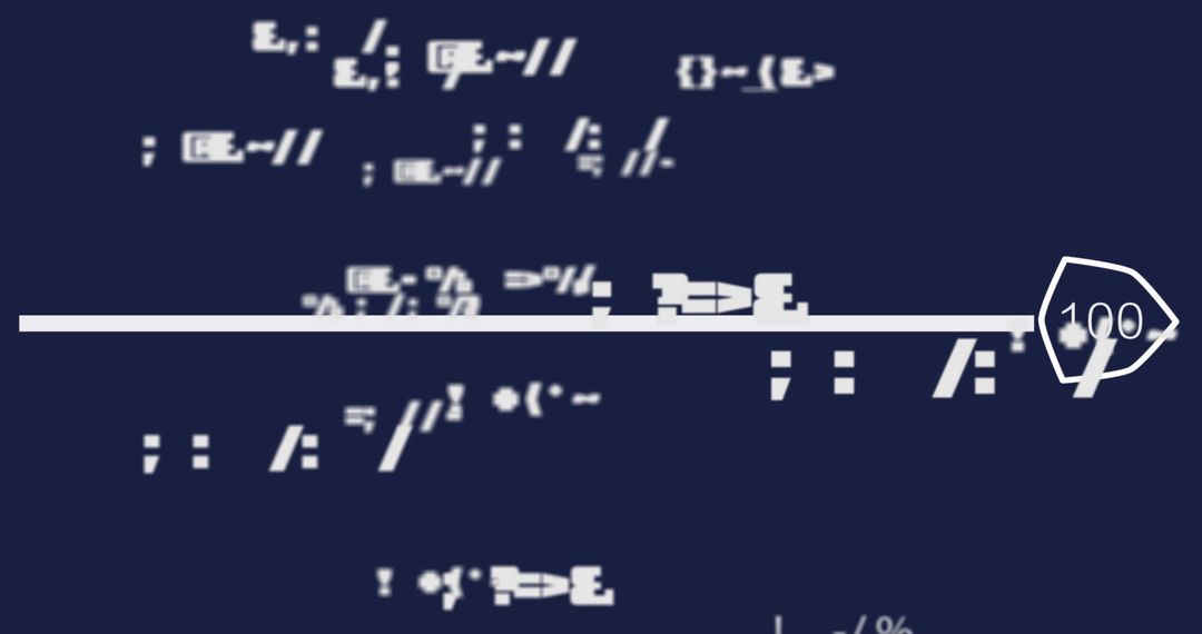 Digital Financial Chart and Statistics on Dark Background