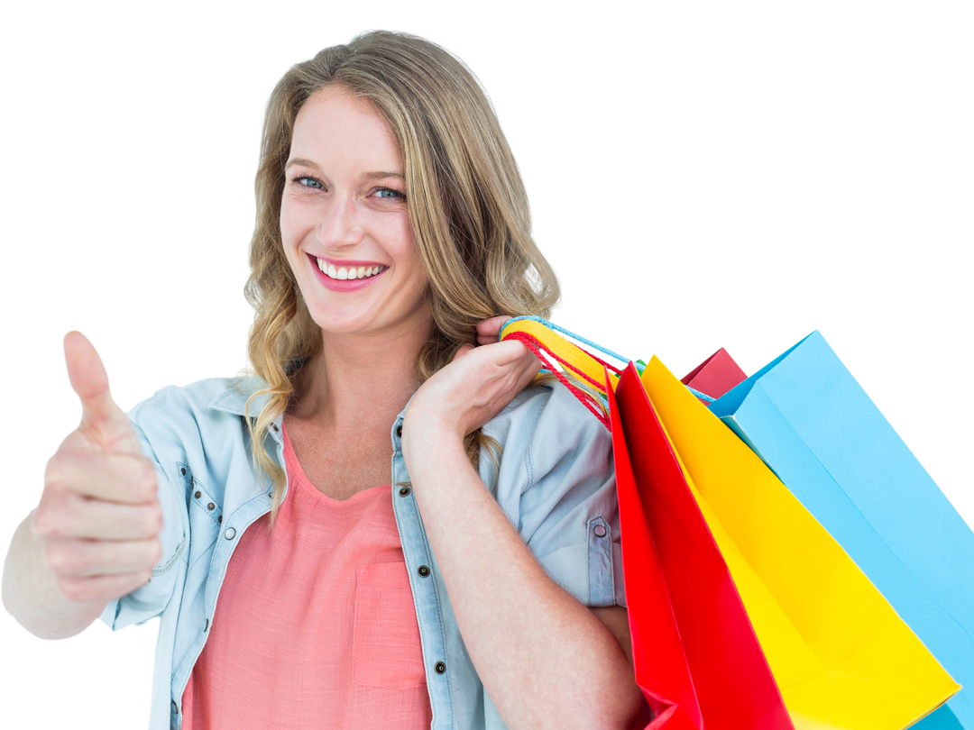 Transparent Background: Smiling Woman Enjoying Shopping With Colorful Bags - Download Free Stock Images Pikwizard.com