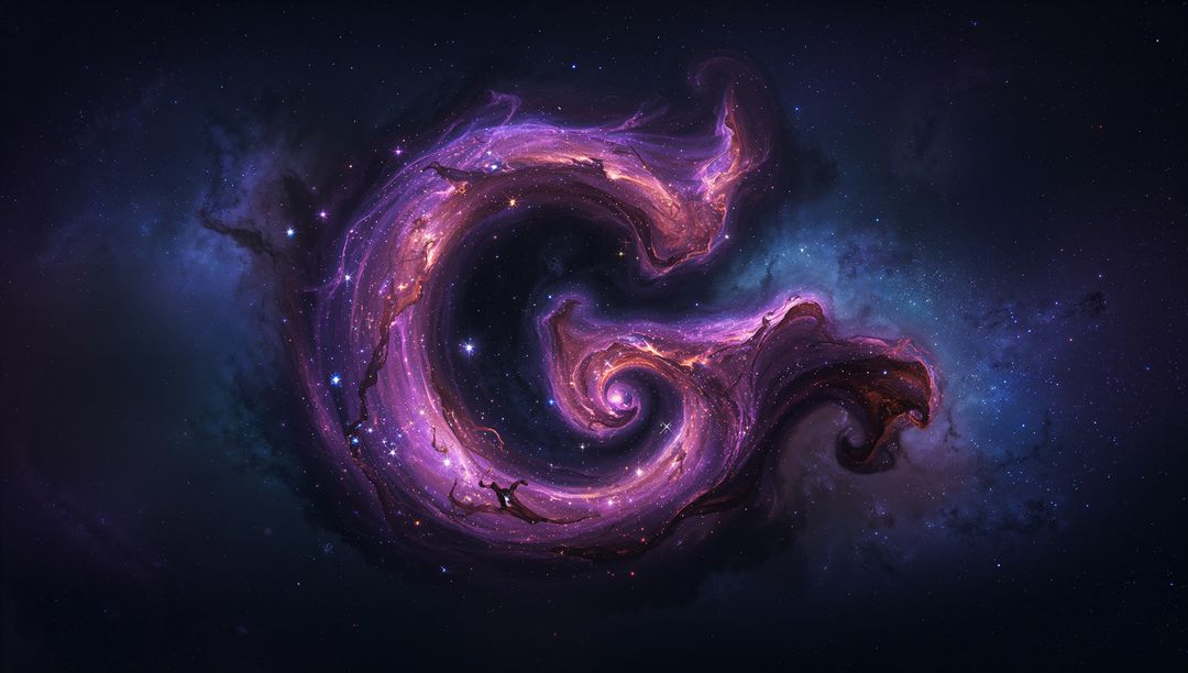 Spiral Nebula Galaxy with Mystic Cosmic Vortex