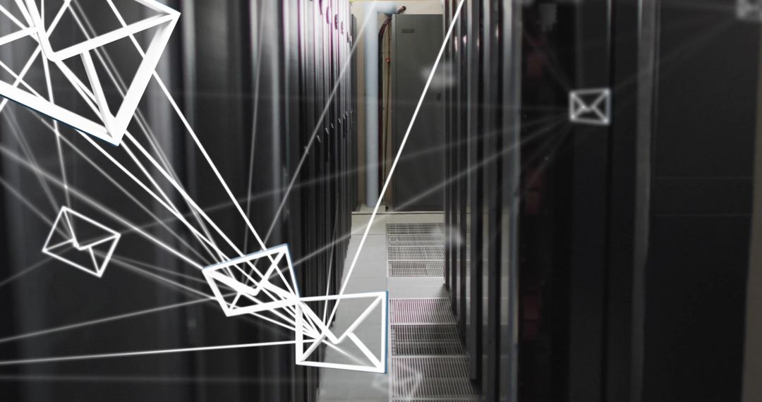 Digital Email Network with Computer Servers