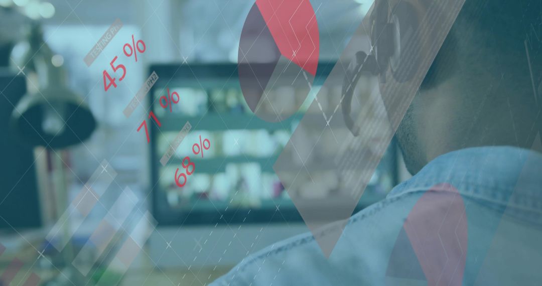 Business Professional Analyzing Data on Computer Screen