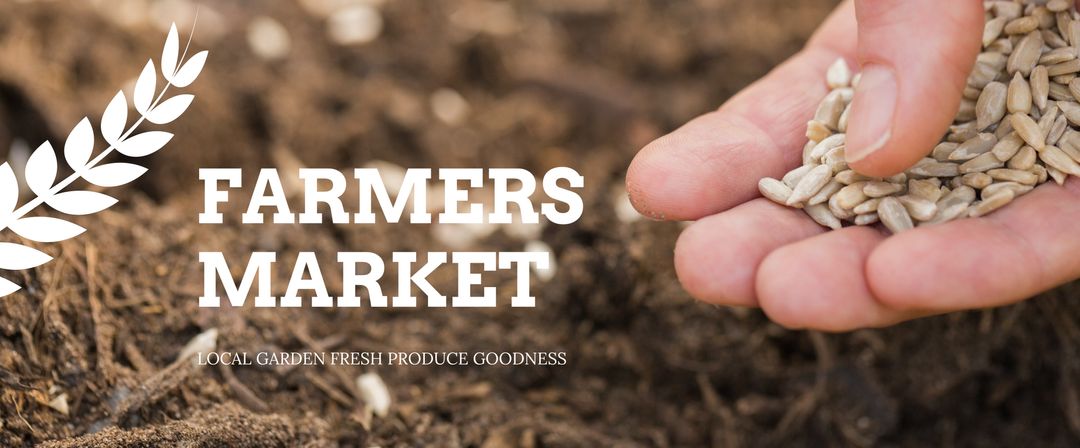 Hand Sowing Seeds Signifying Growth in Sustainable Farming