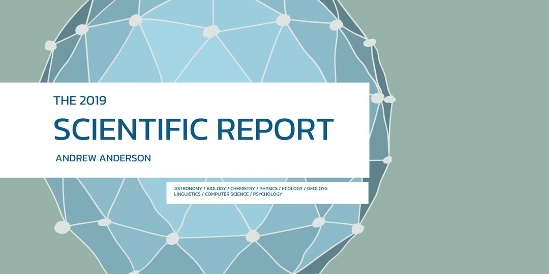 Data Connectivity Graphic as Template for Academic and Business Reports