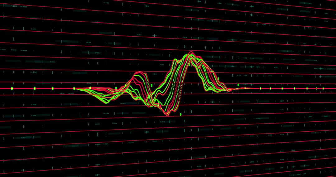 Colorful Waveform on Digital Analysis Interface