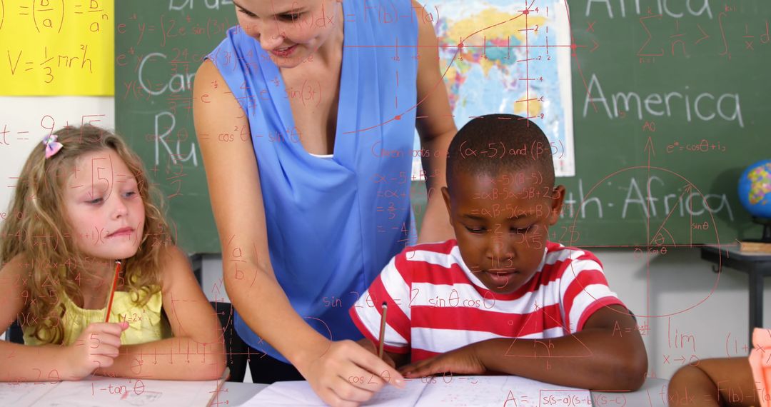 Visualizing Math Learning with Engaged Teacher and Students