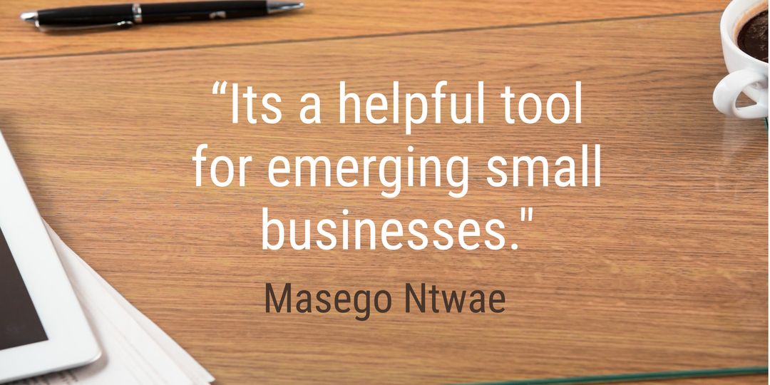 Inspirational Quote on Office Desk Background for Business Motivation