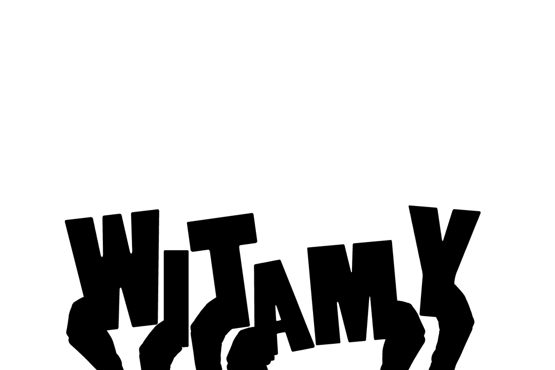 Transparent Hands with Witamy Text Illustration