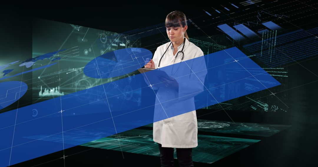 Data Analysis Global Medical Technology Concept