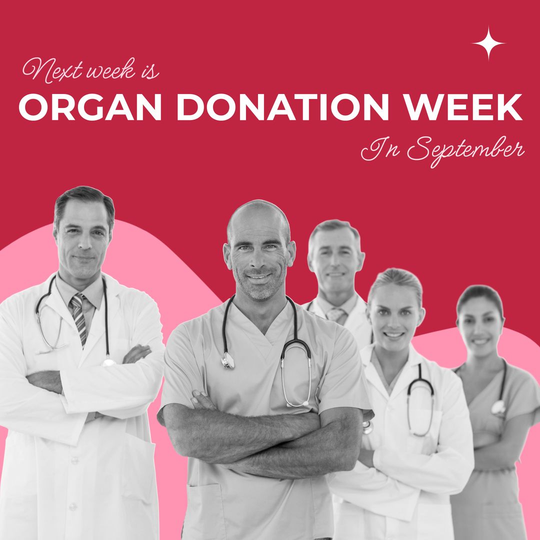 Healthcare Professionals Promoting Organ Donation Awareness