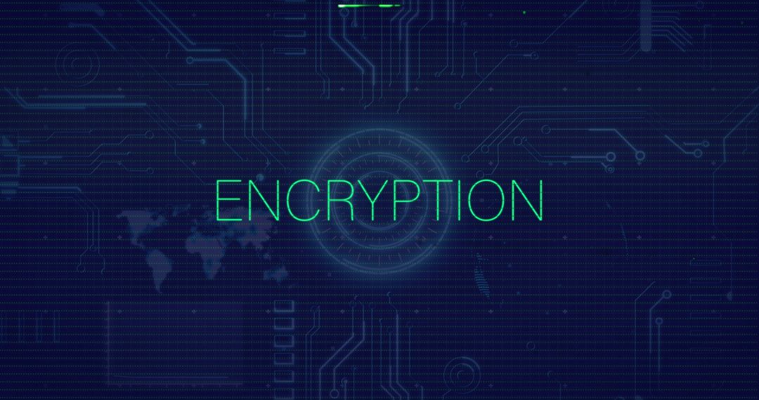 advanced encryption concept with digital interface design - Free Images, Stock Photos and Pictures on Pikwizard.com