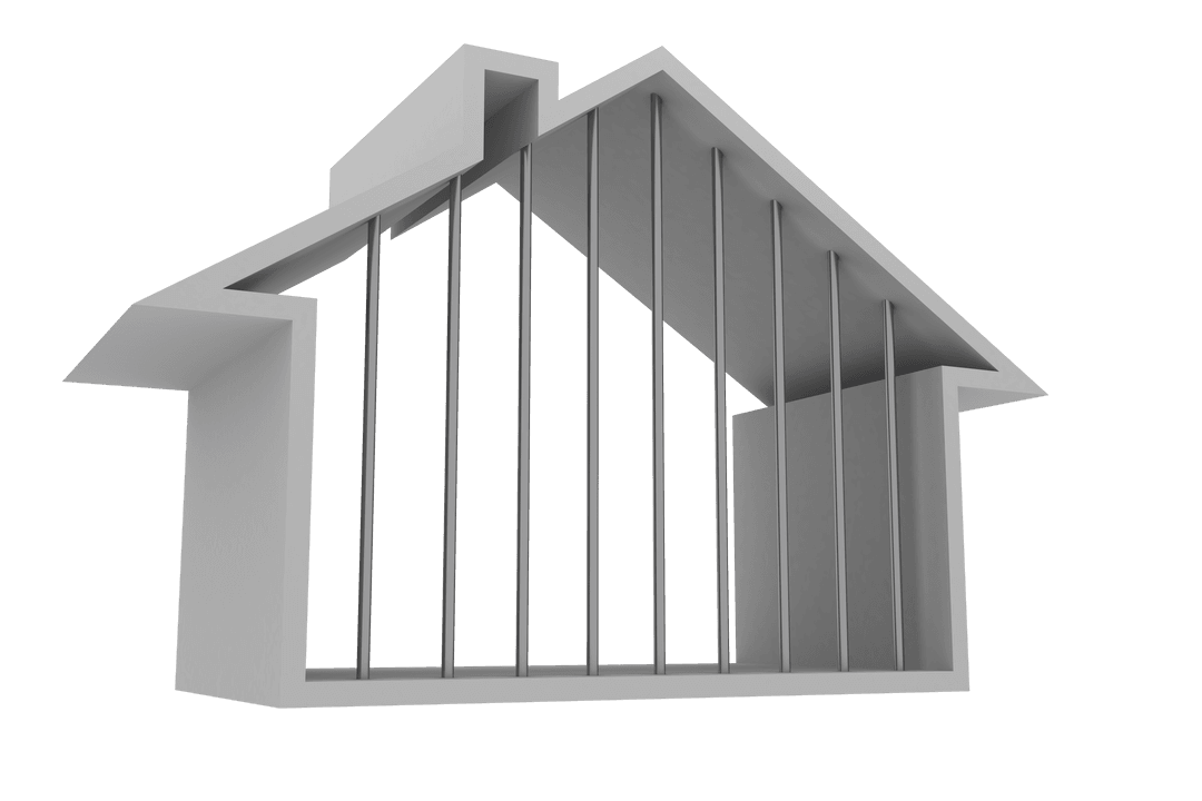 3D Model House with Transparent Background Perfect for Design Concepts