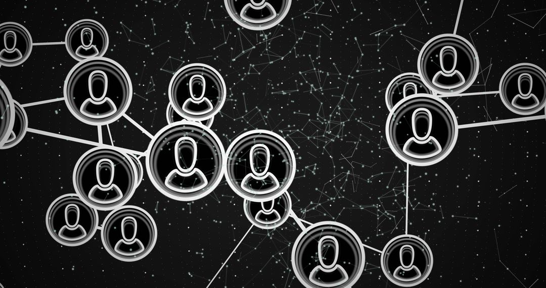 Abstract Networking Concept with Interconnected Icons