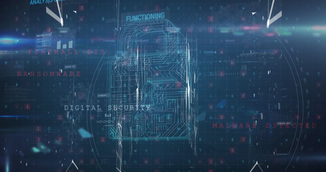 digital security concept with data encryption - Free Images, Stock Photos and Pictures on Pikwizard.com