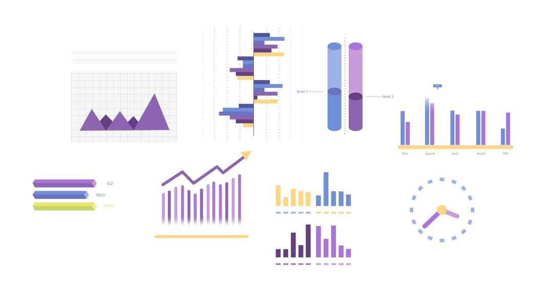 Innovative Data Visualizations with Graphs and Charts - Free Images, Stock Photos and Pictures on Pikwizard.com