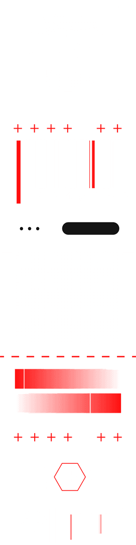 Minimalistic Transparent Data Interface with Futuristic Icons