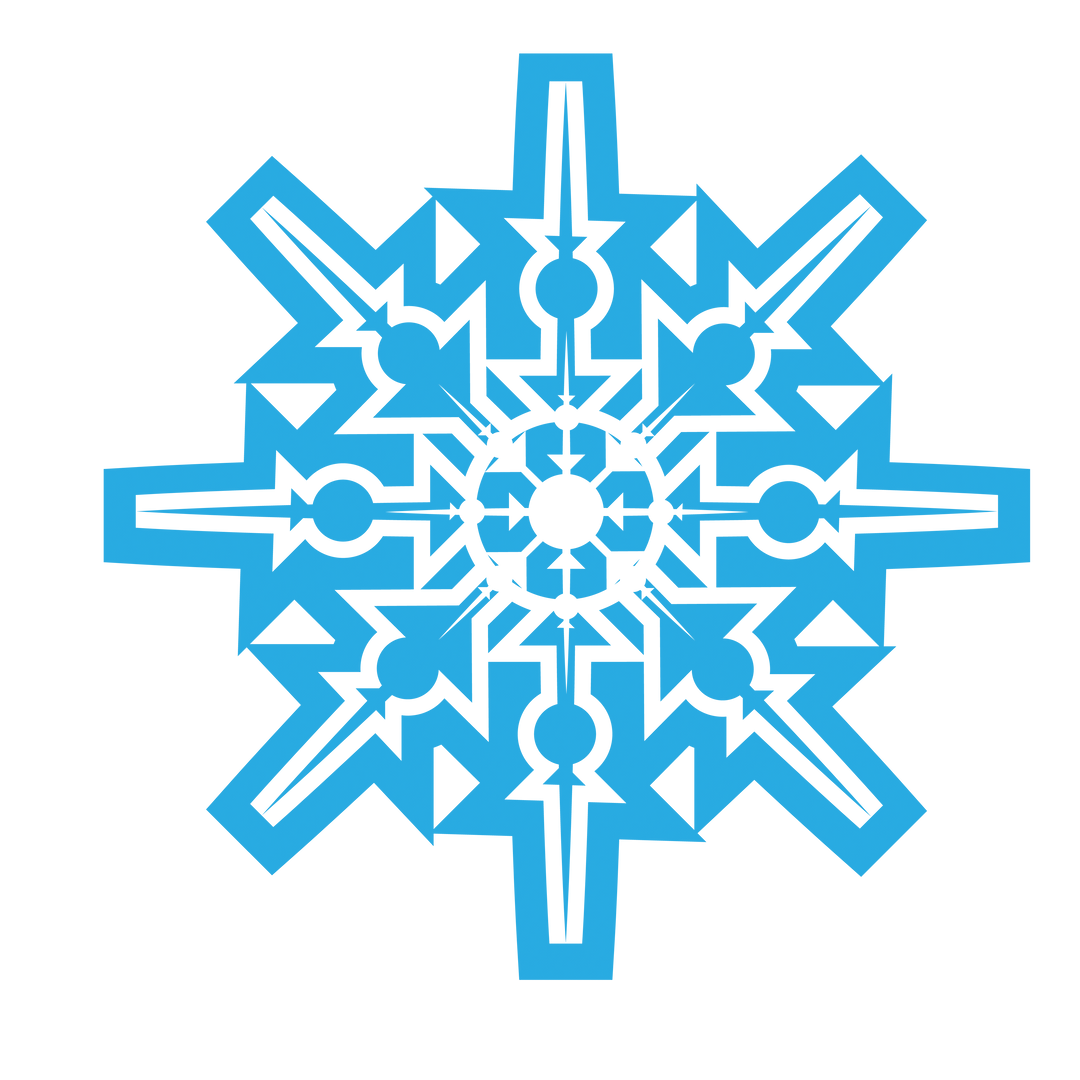 Delicate Digital Blue Snowflake Design on Transparent Background - Download Free Stock Images Pikwizard.com