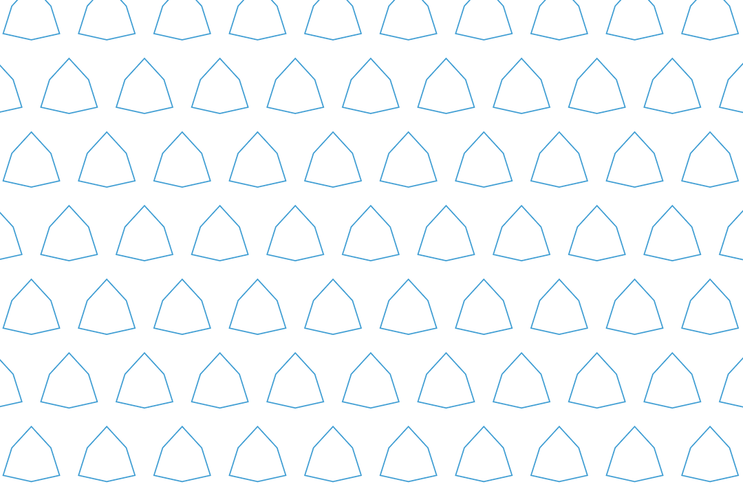 Transparent Repetitive Blue Geometric Pattern