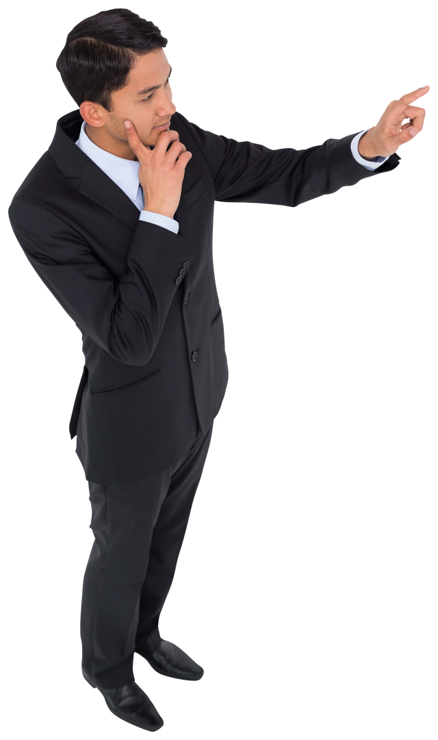 Transparent Biracial Businessman Presenting Gesture PNG - Download Free Stock Images Pikwizard.com