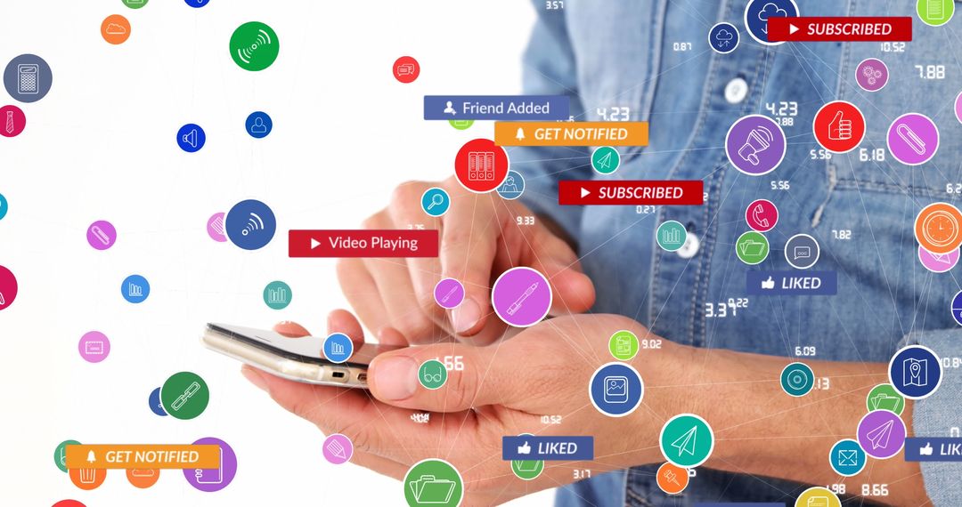 Social Media Interaction and Networking via Mobile Phone