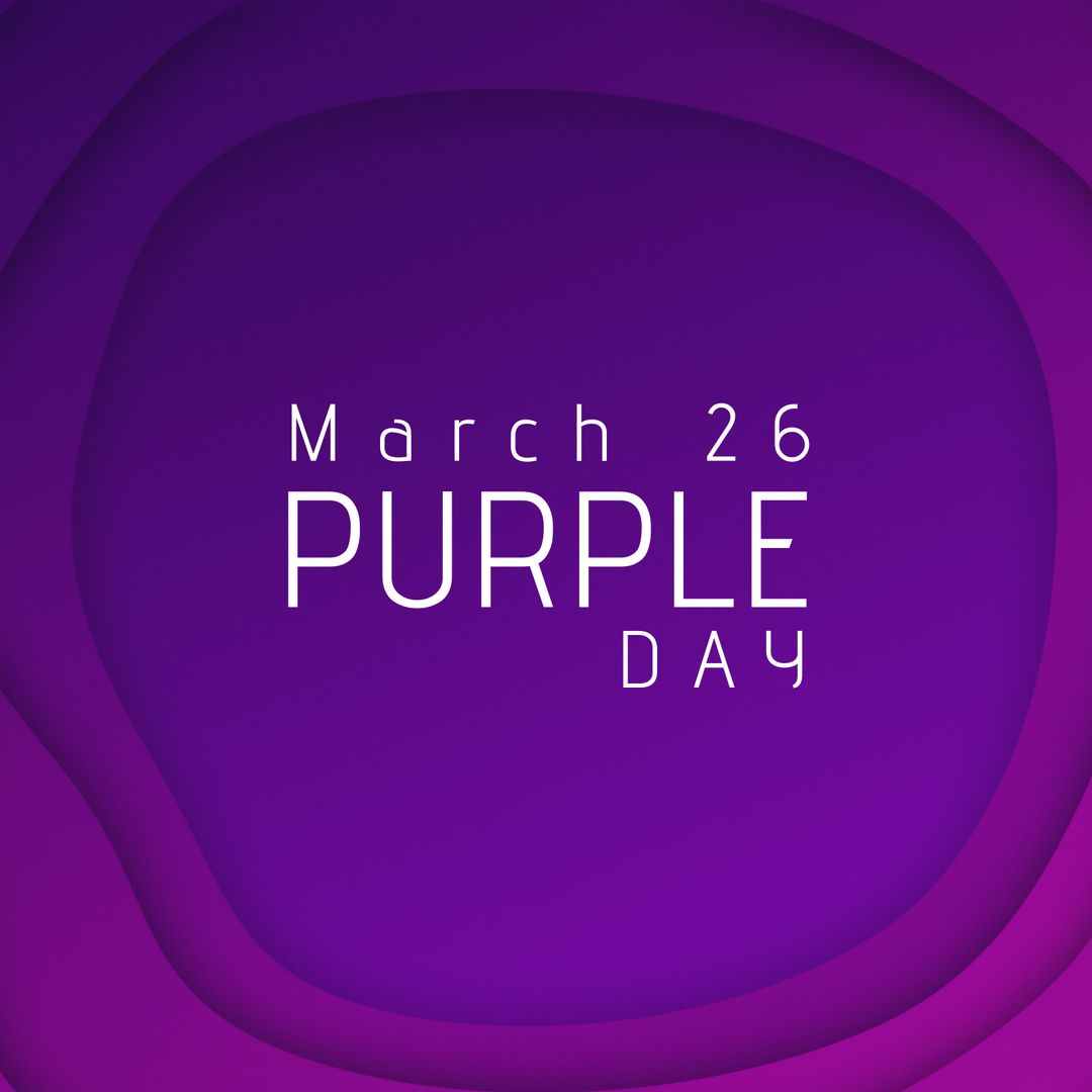 Purple Day Awareness Meaningful Poster for March 26 - Download Free Stock Templates Pikwizard.com