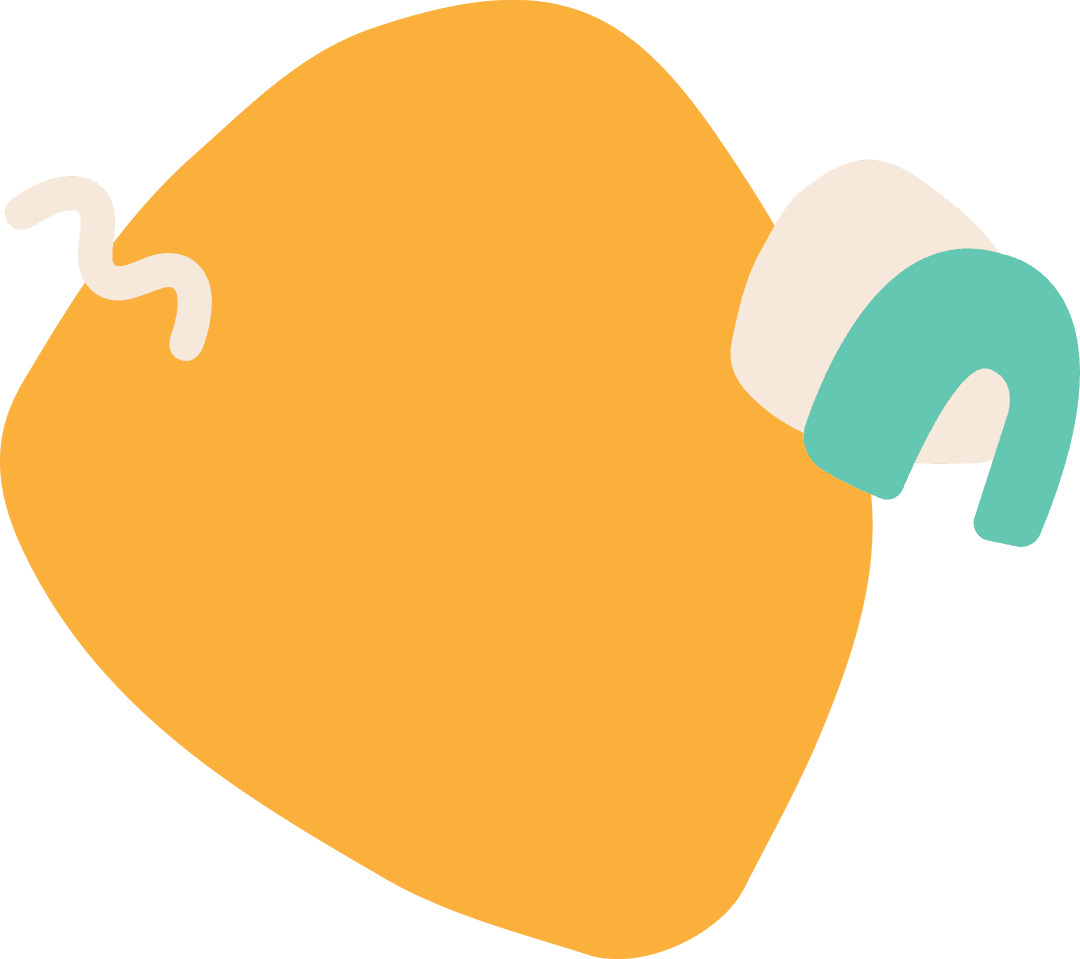 Modern Abstraction: Geometric Shapes on Transparent Background