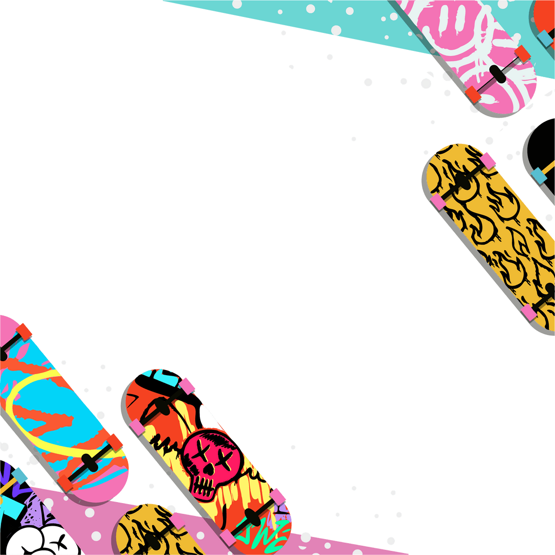 Transparent Skateboard Decks with Bold Urban Graffiti Designs