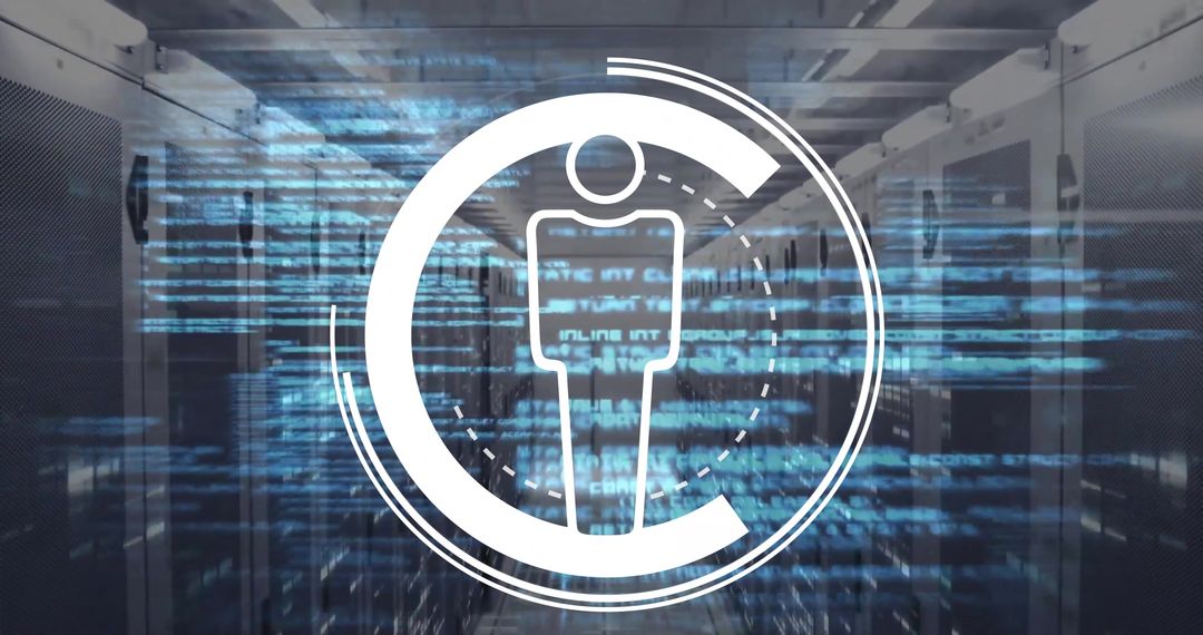 Cybersecurity Digital Data Transmission Over Server Racks