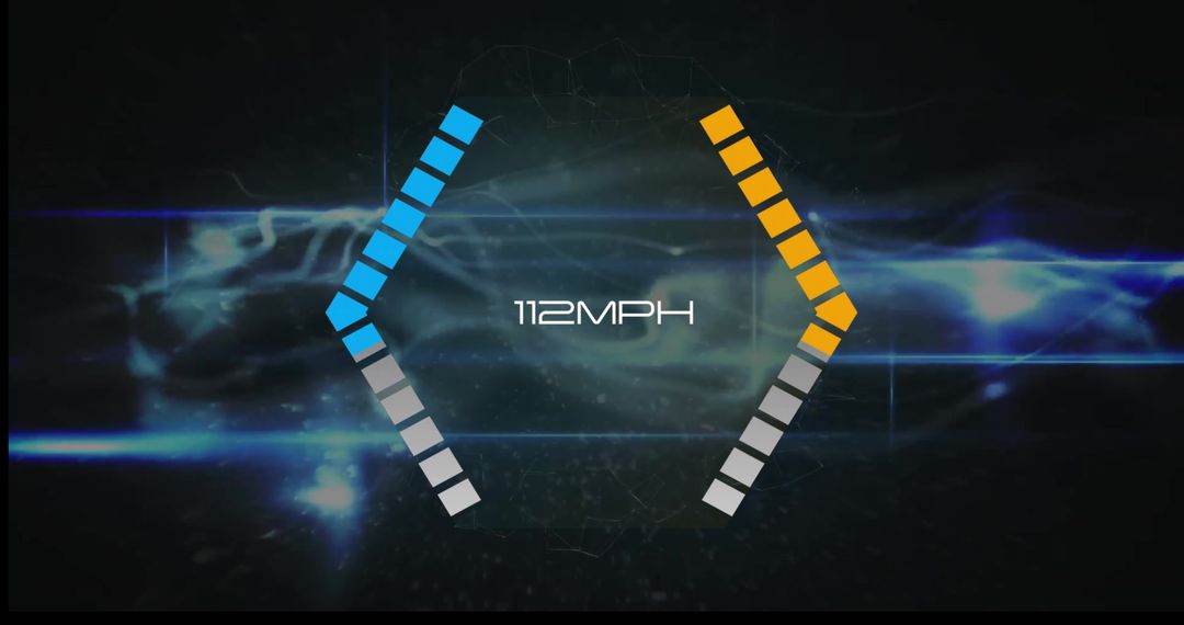 Digital Interface with Growing Speed Metric over Light Trails