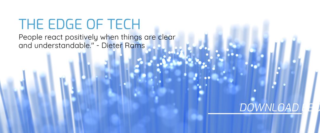 Futuristic Blue Technology Lines Symbolizing Innovation and Connectivity