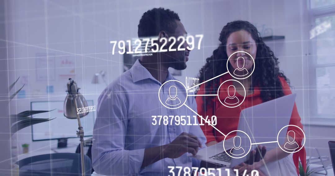 Diverse Coworkers Collaborating on Digital Technology Project