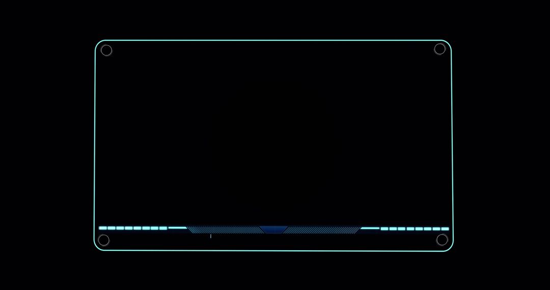 Futuristic Data Interface Overlay on Dark Background